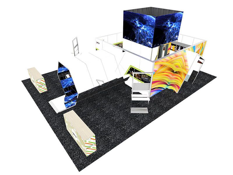 卸売TIANYU Mシリーズシステムは展示会ブースの注文の屋内導かれたスクリーンの壁を使用しました