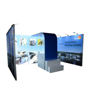 アルミニウムの10X20FTカスタマイズされたポータブルモジュラー再利用可能な展示会展示ブーススタンドディスプレイ